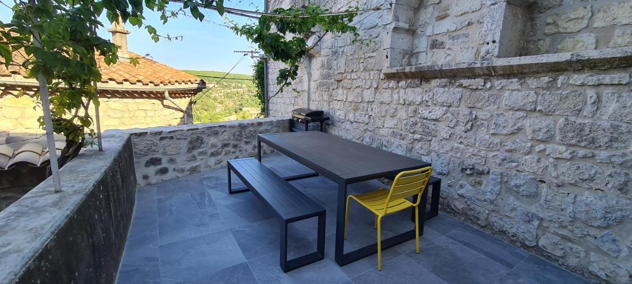 Magnifique maison en coeur de Balazuc, proche plages ardèche Esterno foto